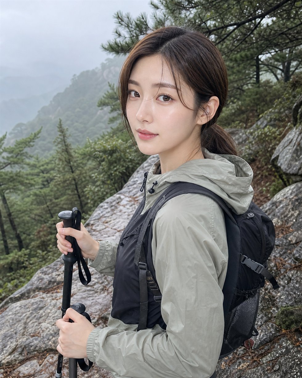 아웃도어 제품 광고 콘셉트